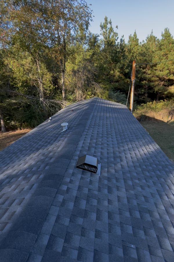 New shingle roof